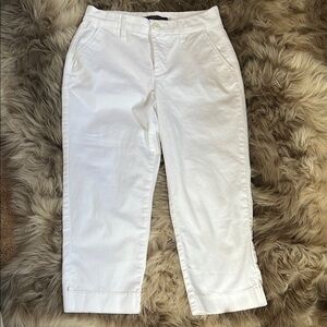 NYDJ Chino White Capri Pants 2